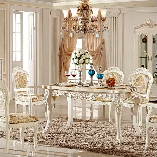 Special Offers Antique Style Italian Dining Table, 100% Solid Wood Italy Style Luxury marble Dining Table Set pfy10052 Special Offers Antique Style Italian Dining Table, 100% Solid Wood Italy Style Luxury marble Dining Table Set pfy10052