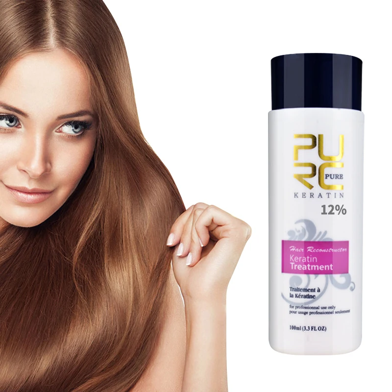 Очищающий шампунь для восстановления поврежденных волос, завивка 12%, бразильский кератин, 120 мл, очищающий шампунь, выпрямление волос, уход за волосами, гладкий, блестящий, TSLM2