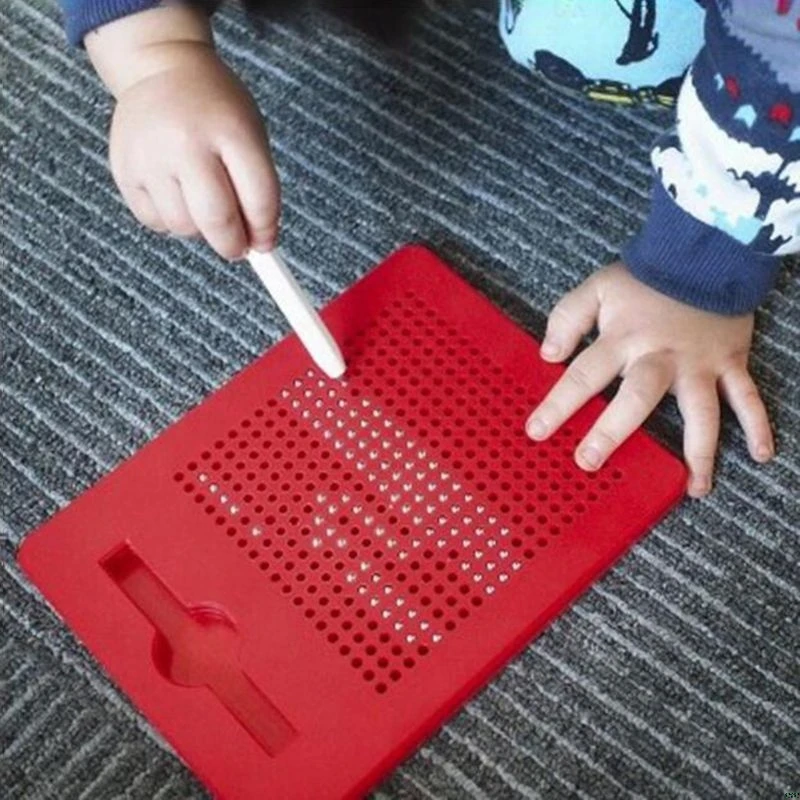 Магнитный буфер для рисования шариковые бусины сжатый магнит ноутбук для учебы трафарет детские игрушки подарок