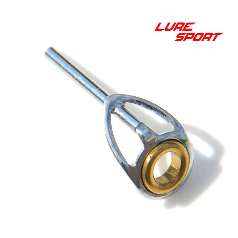 LureSport 10 шт. верхняя направляющая рамка из микросеребра черное/Золотое кольцо