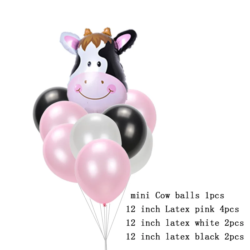 Мини воздушные шары из фольги в виде животного, латексные шары, набор, шары на день рождения, украшения на день рождения, детские надувные игрушки, детские шарики для душа