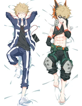 

2017-August Japan Anime My Hero Academia Midoriya Izuku Bakugou Katsuki Himiko Toga Dakimakura pillow cover case Body pillowcase