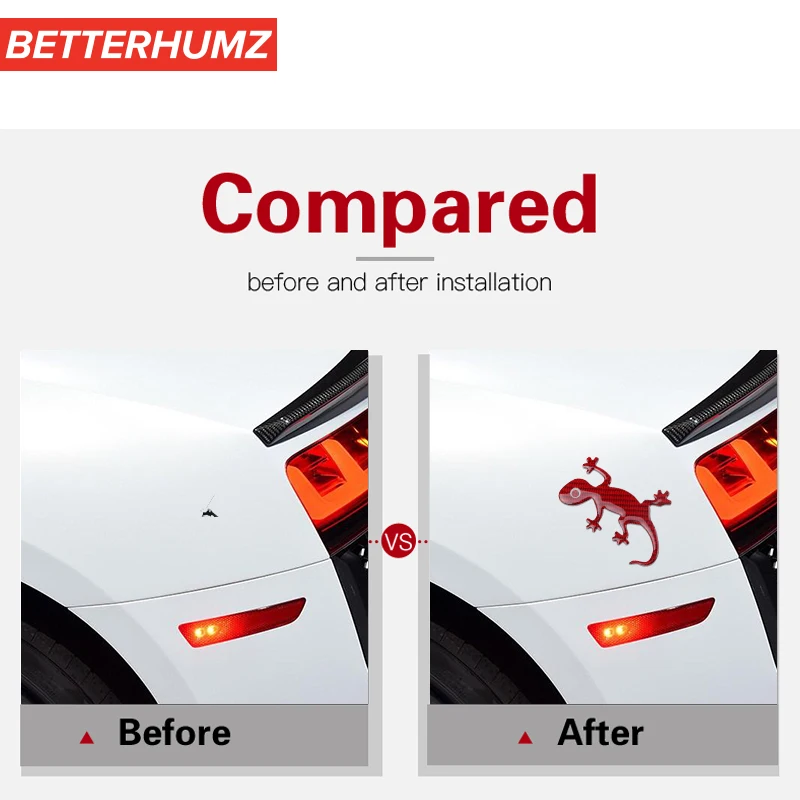 Betterhumz для Audi A3 A4 A6 A7 Q7 Q5 SQ5 Q3 TT 3D эмблема наклейка Ящерица Геккон значок