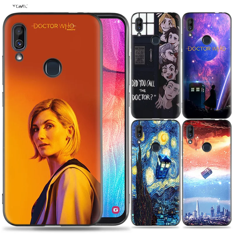 

Silicone Case for Samsung Galaxy A30 A50 A10 A20 A60 A40 M10 M20 M30 A6 A8 J4 J6 J8 Plus A7 A9 2018 Tardis Box Doctor Who