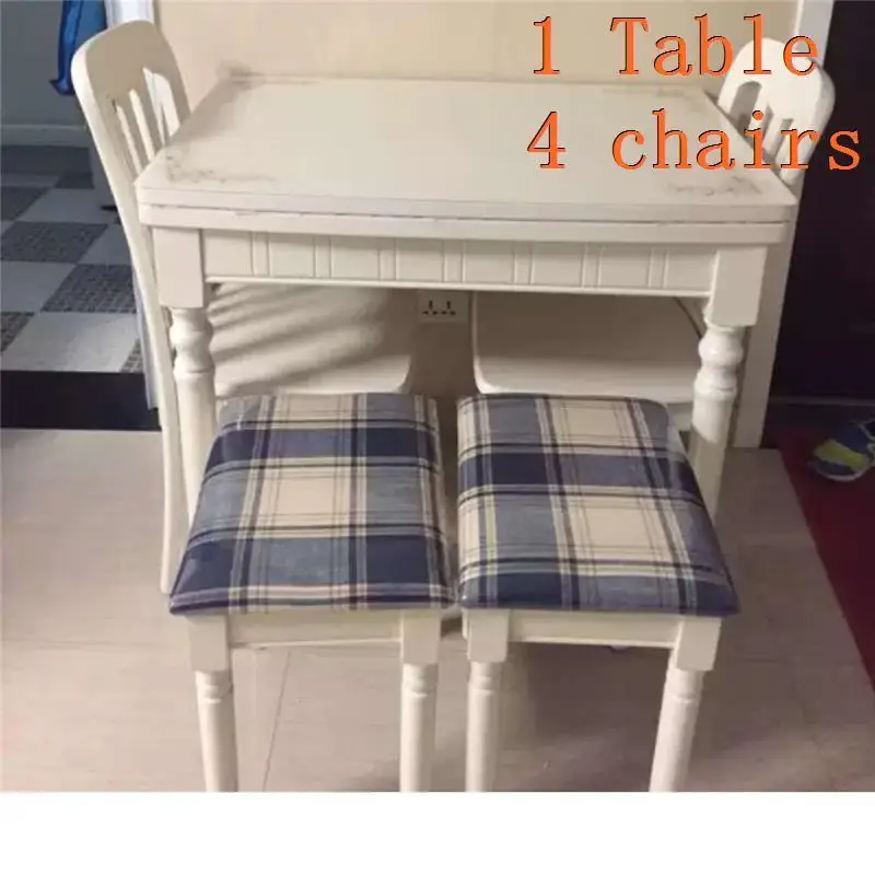 Meja Makan Da Pranzo набор Eet Tafel Comedores Mueble Tavolo A Manger современный деревянный стол для стола - Цвет: MODEL V