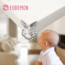 EUDEMON 20 шт./партия для безопасности ребенка силиконовый защитный стол угловой край защитный чехол для детей антиколлизионный край и защита