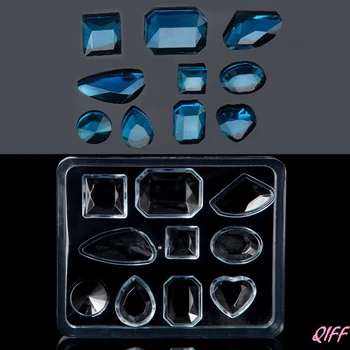 

Geometric Jewelry Mold Pendant Earring Silicone Resin Craft Making Tool Handmade