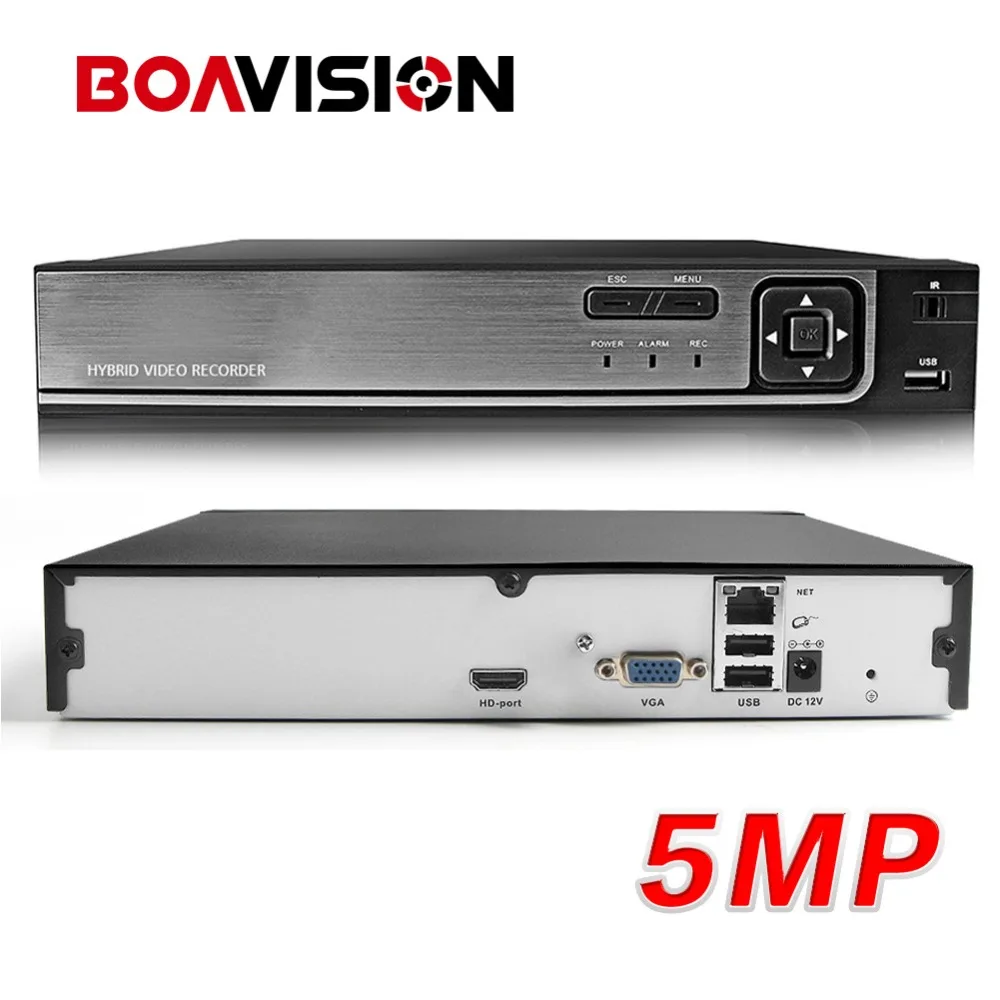 H.265 8CH 16CH 5MP 1080P CCTV NVR детектор движения сетевой видеорегистратор FTP ONVIF для IP камеры