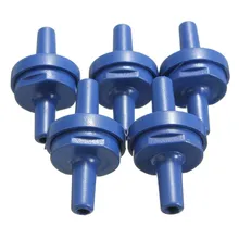 5 шт. пластиковые темно-синие односторонние воздушные обратные клапаны без возврата анти сифон для насоса