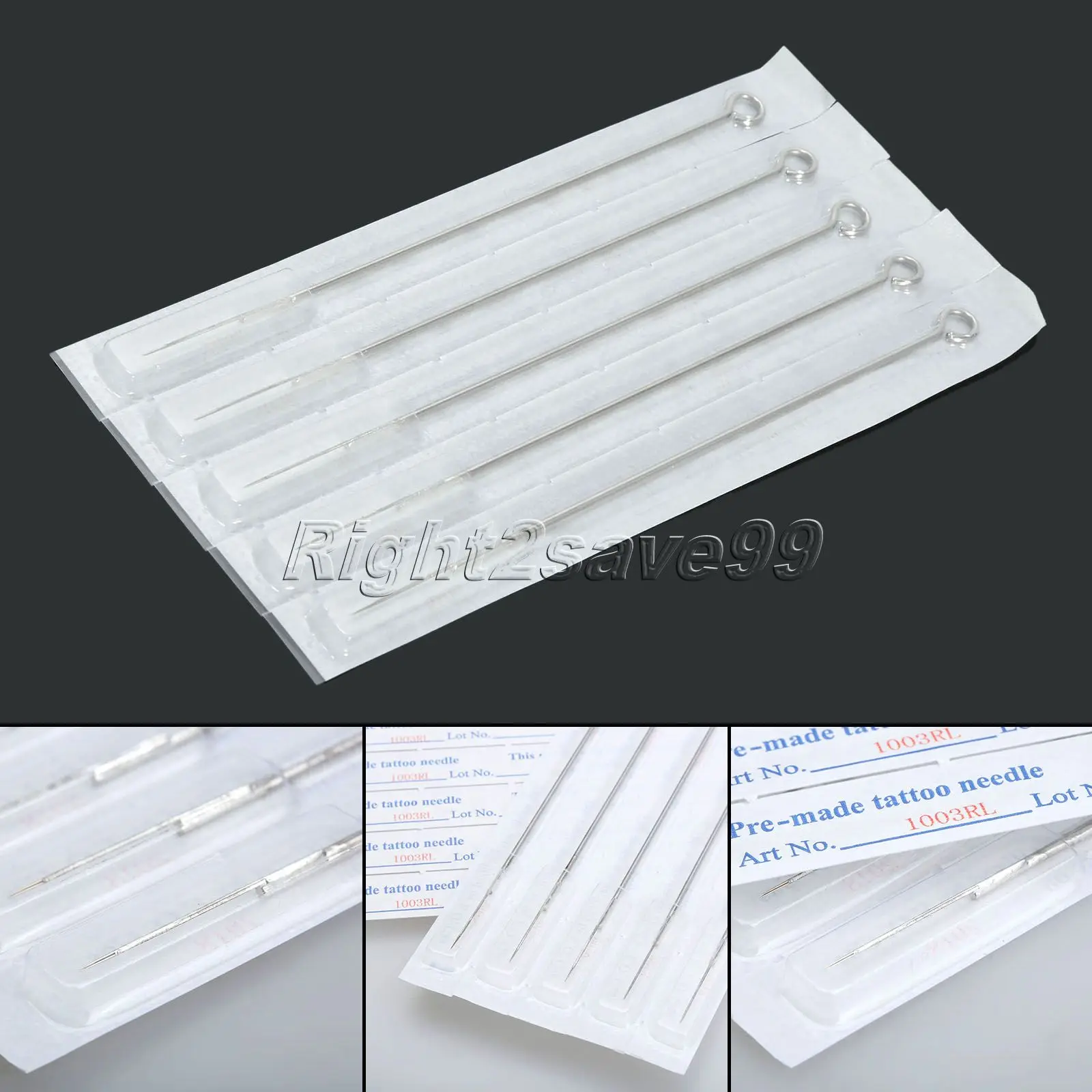 

50pcs/1box 3RL Tattoo Needle Stianless Medical Disposable Sterilized Permanent Makeup Microblading Needles for Tattoo Eyebrow