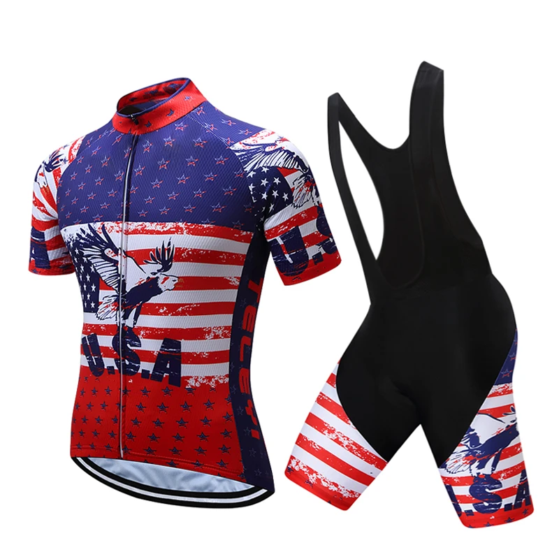 Men/'s Cycling Jerseys Bibs Shorts Kits 2021 Short Sleeve Riding Shirt Shorts Set