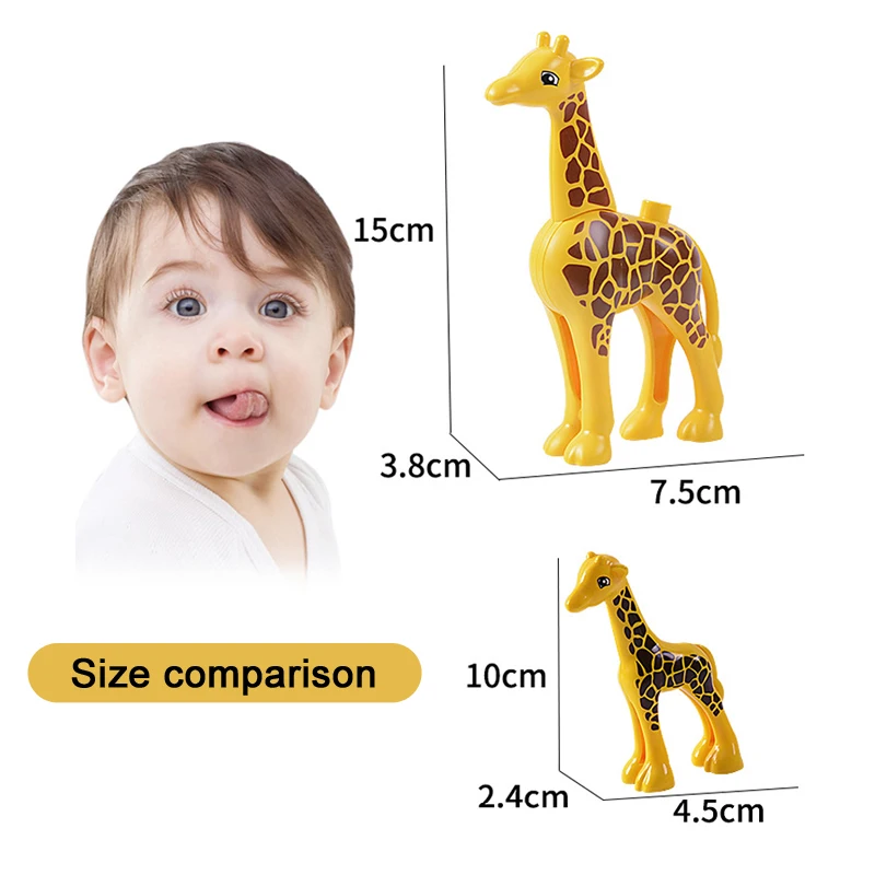 Sytopia Animals Cat Dog Compatible With Legoing Duplo Farm Block  Accessories Mobil Pets Toy For Toddler Kid Children Girl Boy