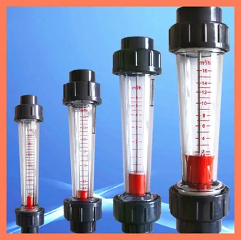 Online LZS-80 Pastic Tube Series Rotameter Flow Meter Flowmeter Tools Measurement Measuring Instruments FlowMeters LZS80 PVC Tube