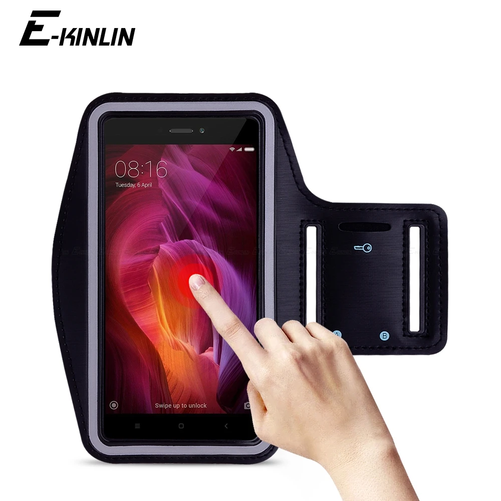 

Sports Workout Running Cycling Gym Cover holder Phone Bag For Xiaomi Redmi Note 4 Global Pro Prime 4X 4A Arm Band Case