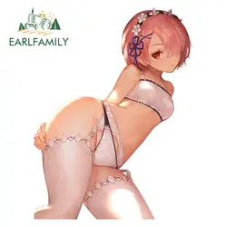 EARLFAMILY 13 см x 9,8 см автомобильный Стайлинг Re Zero Kara Hajimeru Isekai Seikatsu супер сексуальная красота аниме JDM Окно Наклейка на автомобиль стикер