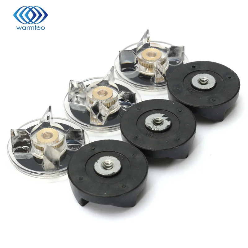 

Plastic Rubber Metal Black White 3pcs Base Gear + 3pcsRubber Gear Fit For Magic Bullet Durable Quality