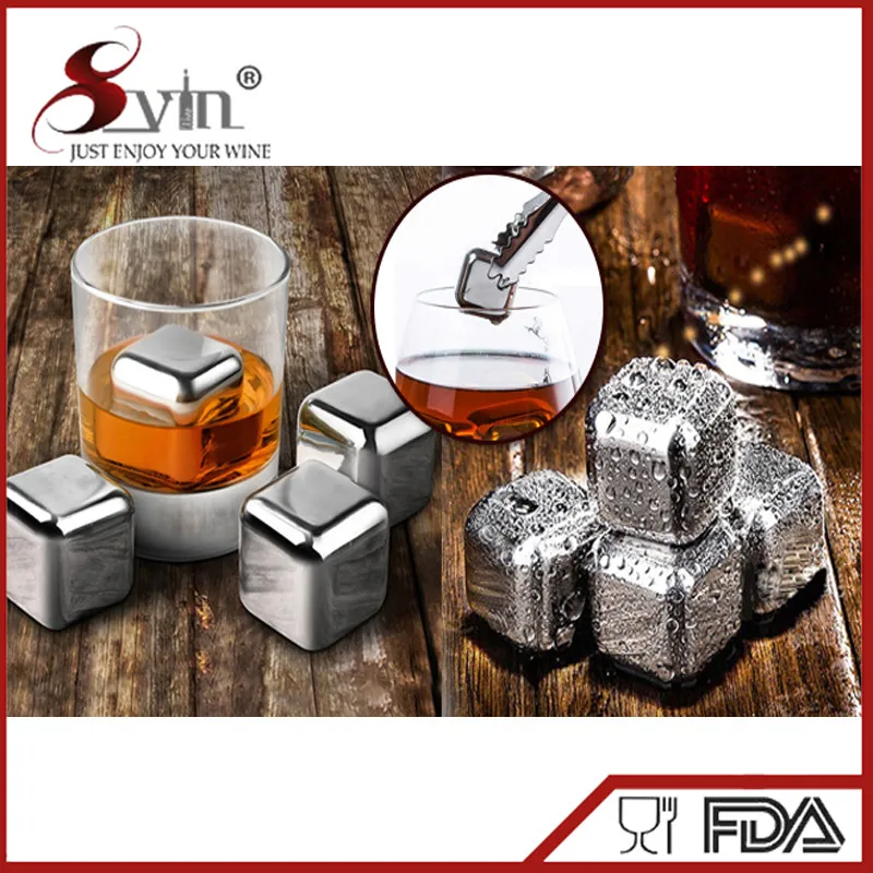 Svin Stainless Steel Ice Cube Wine Chiller Wisky Wiskey Whisky Stones