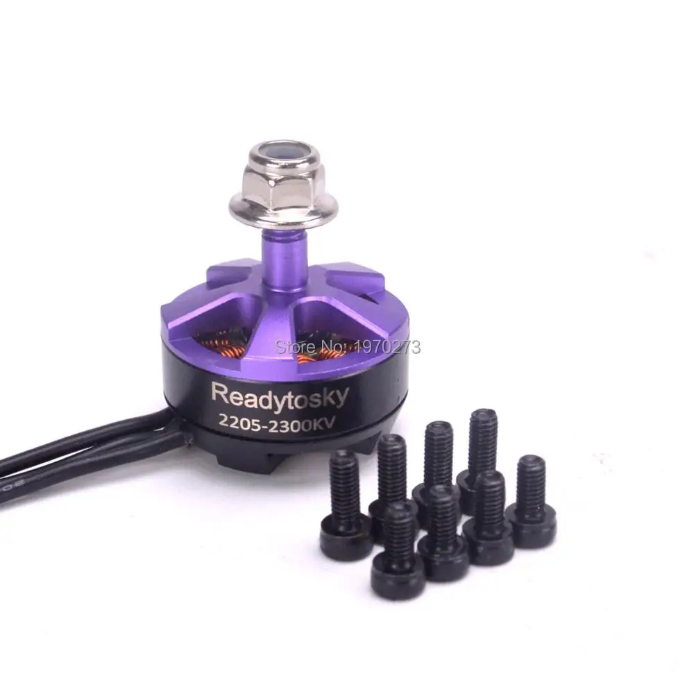 Фиолетовый бесщеточный двигатель 2205 2300KV 3 4S CW CCW для детской модели 220 250 Wizard X220 X220S