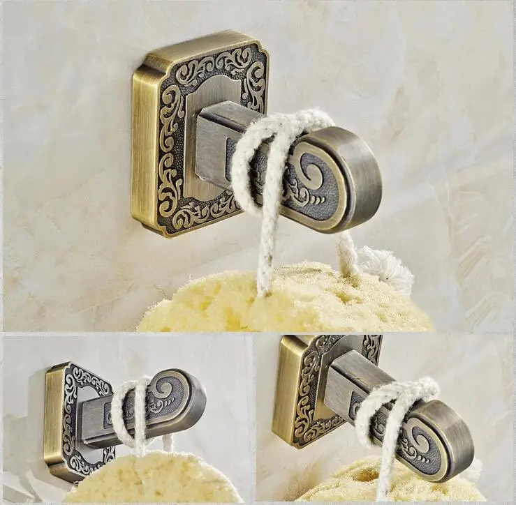 

BECOLA Antique clothes hook Copper hook Home Furnishing hook European Style Pendant Free shipping 9354A