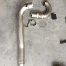 " Нержавеющая сталь турбо затвор водосточной трубы на для 2012- VW Golf GTI 2,0 T MK7