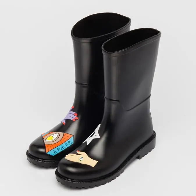 New 2017 Women Fashion Mid-calf PVC Rain Boots Flat Heels Non-slip Cartoon Rainboots Waterproof Water Shoes Woman TS72 New 2017 Women Fashion Mid-calf PVC Rain Boots Flat Heels Non-slip Cartoon Rainboots Waterproof Water Shoes Woman TS72