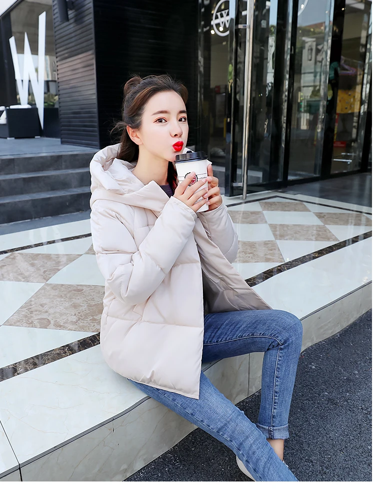 Spring Autumn Winter New 2018 hooded coat Plus Size Women Parks Long Sleeves Women Winter Coat slim Female Outwear Winter Jacket (13)