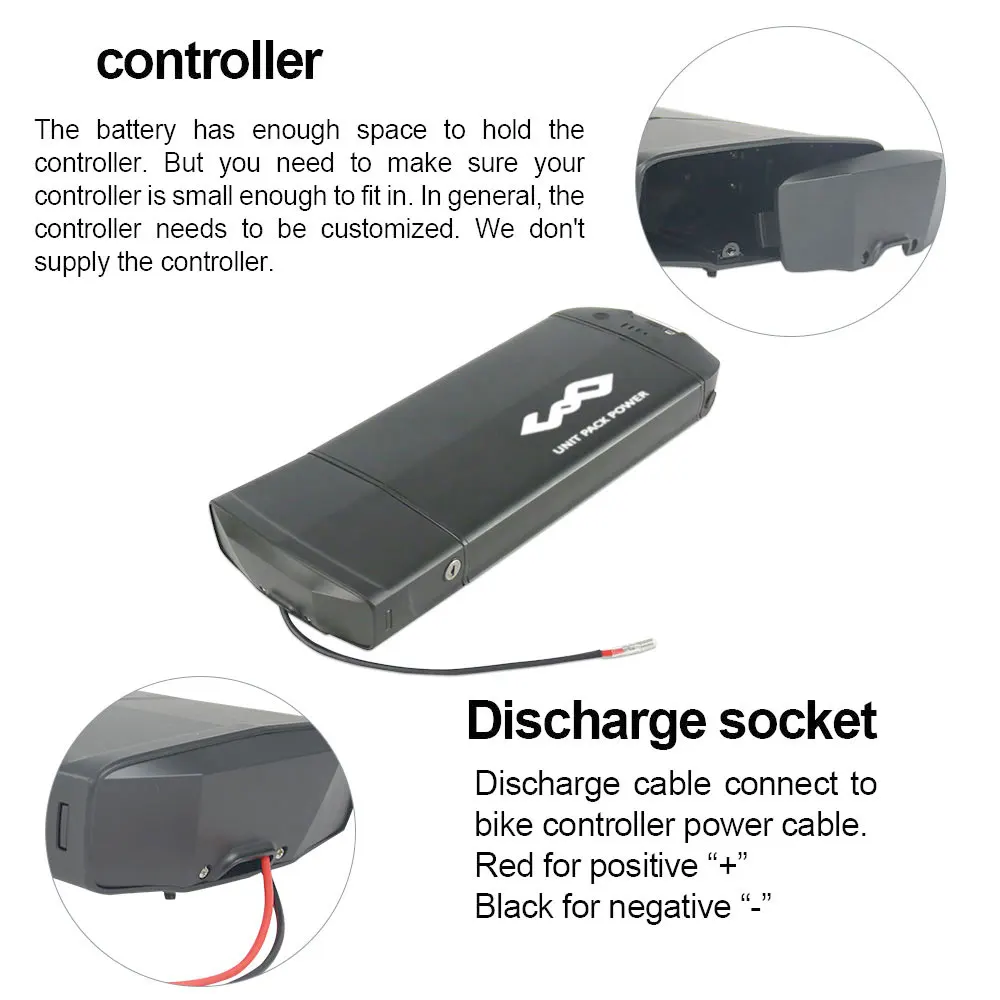 Discount 36V 13AH 17.5AH 18AH ebike ithium Battery for 36V 350W 500W tsdz Bafang electric bicycle kit + Double Layer Luggage Rack 5