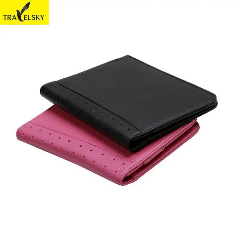 

2017 Wholesale RFID Blocking Passport Wallet PU Leather Mutifunctional Credit Cards Passport Ticket Holder Black Free shipping