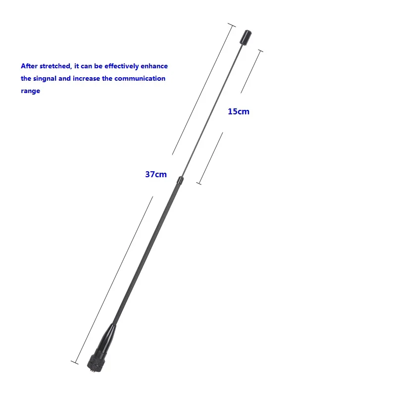 Телескопический мягкие Телевизионные антенны phd-669c SMA-F для Baofeng BF-888S UV5R uv82 Двухканальные рации Интимные аксессуары 144/430 мГц для kenwood20w