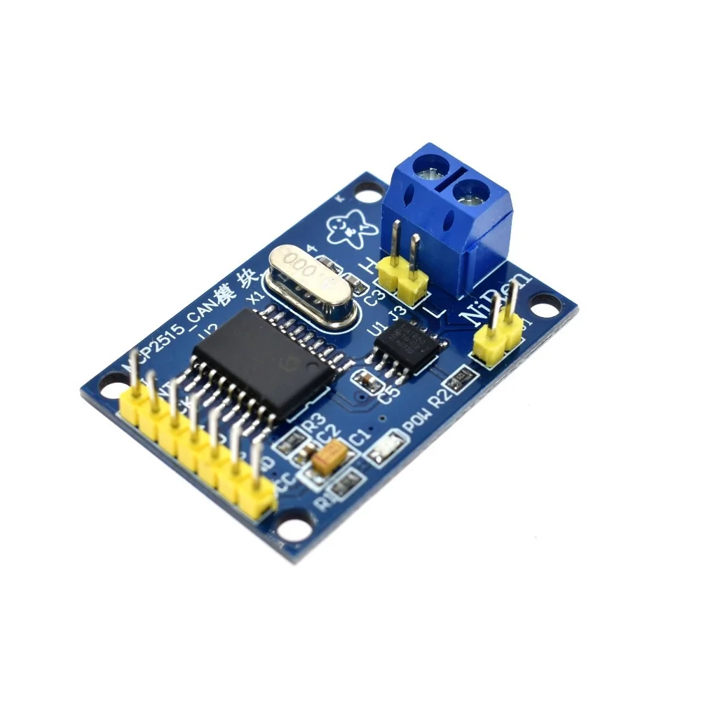 

MCP2515 CAN Bus Module Board TJA1050 Receiver SPI For 51 MCU ARM Controller