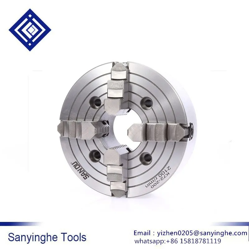 Высокое качество sanyinghe 1 шт. мини токарный станок аксессуары токарный патрон 125 четырехкулачковый патрон для токарного станка - Длина режущей кромки: 125