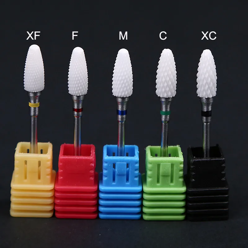 25000 об/мин портативная электрическая дрель для ногтей перезаряжаемая литиевая батарея беспроводные маникюрные педикюрные керамические сверла - Цвет: Ceramic Drill Bits