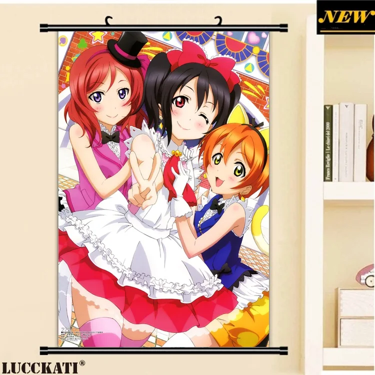 40x60 см Love Live! Солнце школа идол проект лоли мультфильм аниме купальники стены