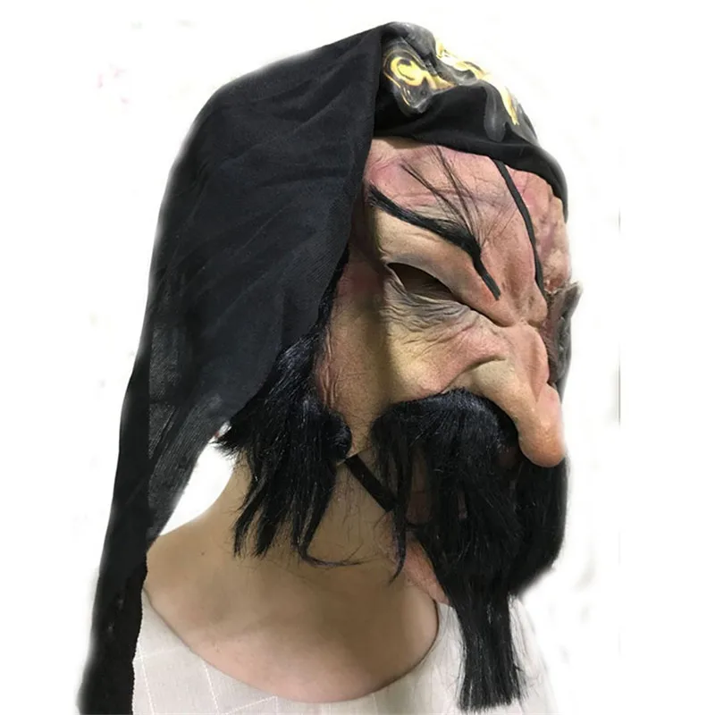 Хэллоуин пират маска Хэллоуин ужас реквизит маска для Для мужчин Хэллоуин украшения латекс страшно жутко Маска анфас