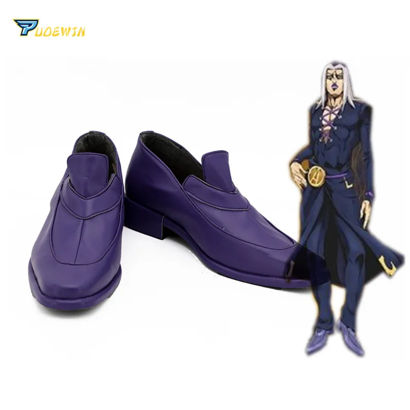 

JoJo's Bizarre Adventure Golden Wind Leone Abbacchio Shoes Cosplay Boots