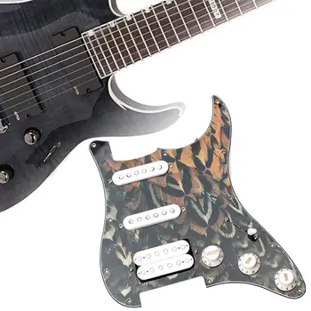 

Profession Electric Guitar 3-ply Loaded Prewired Humbucker Pickup Pickguard Set
