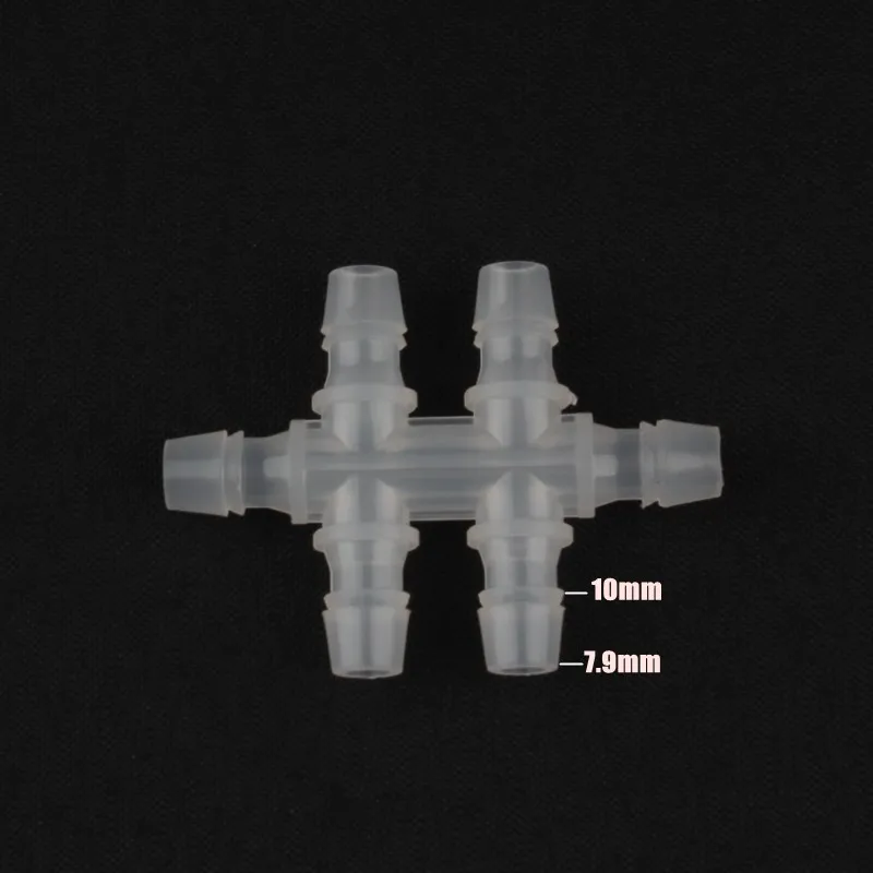 4 шт. NuoNuoWell 8 мм 9 10 равный 6 способ разъем потока Splitter аквариум бак для воды воздушный насос экологичный шланг фитинги