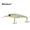Leurres de pêche bioniques flottants make bass Minnow 3.35in/0.35oz Luya appâts durs artificiels Wobblers matériel de pêche ► Photo 3/6