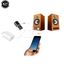 Mini adaptateur récepteur Bluetooth pour voiture, haut-parleur stéréo sans fil, Audio mains Libres