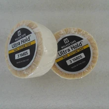 1,9 см* 3 ярдов Белый Ультра держать Двусторонняя лента для волос клейкая лента для кружевных париков/лента для повторного применения наращивание волос/парик