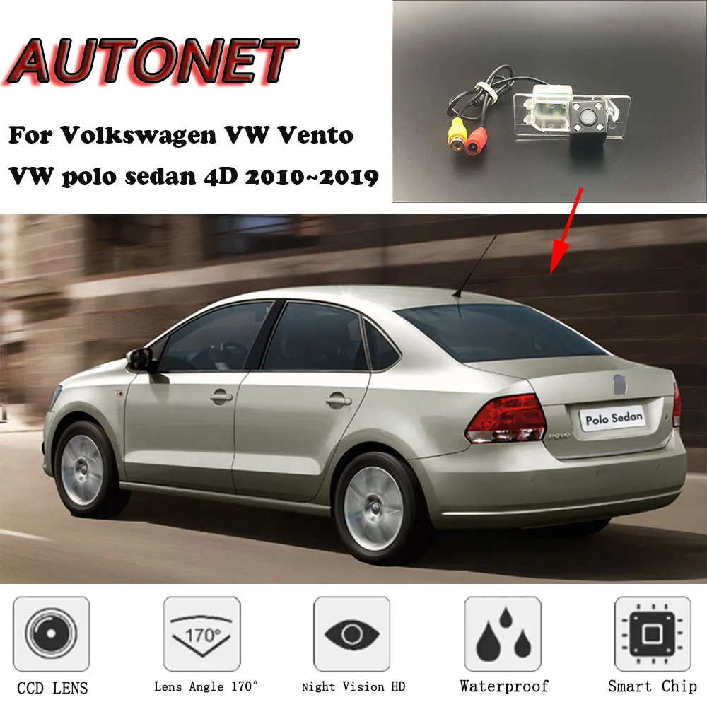 Камера заднего вида для Volkswagen VW Vento polo sedan 4D 2010 ~ 2019/CCD/камера вида/камера номерного