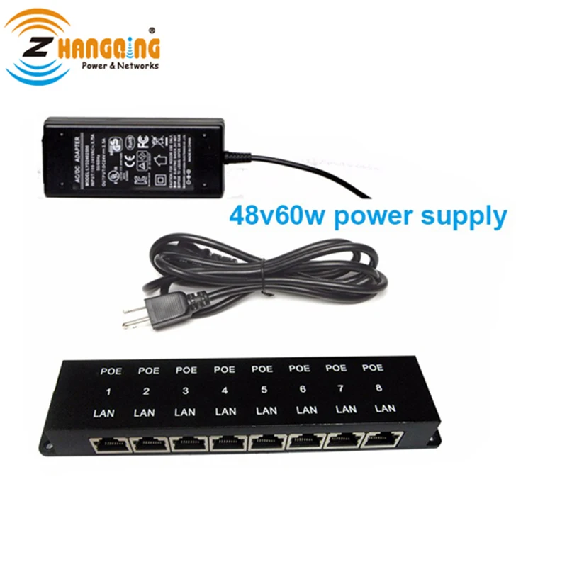 8 port passive POE injector Power over Ethernet POE Patch