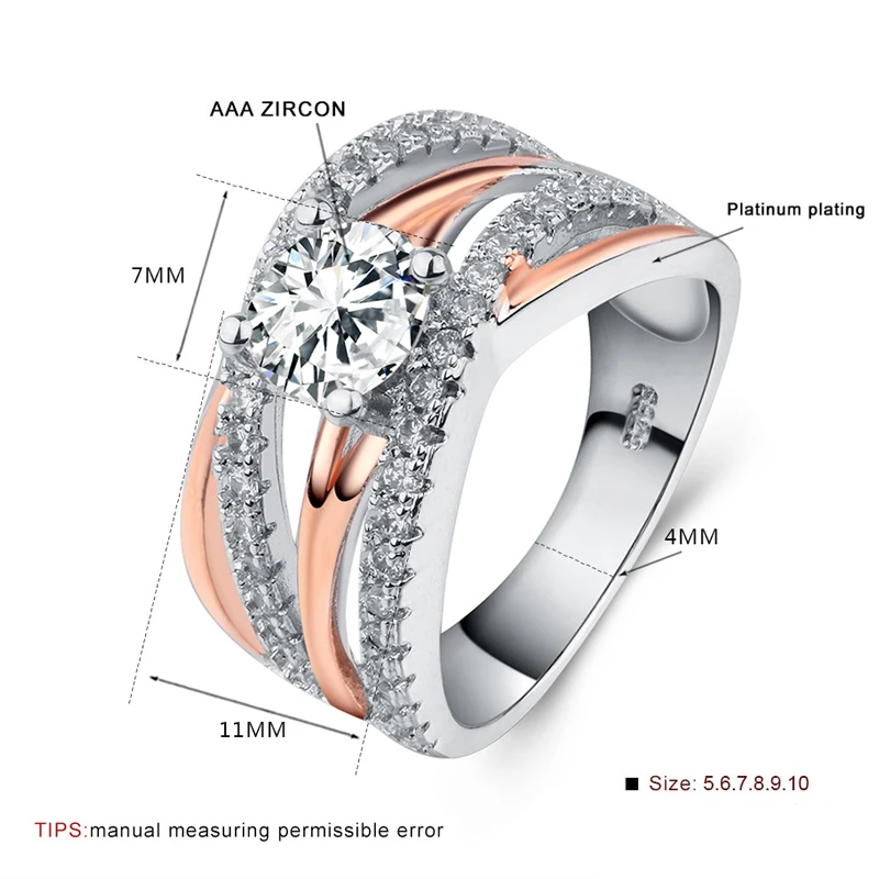 women rings gold color (3)