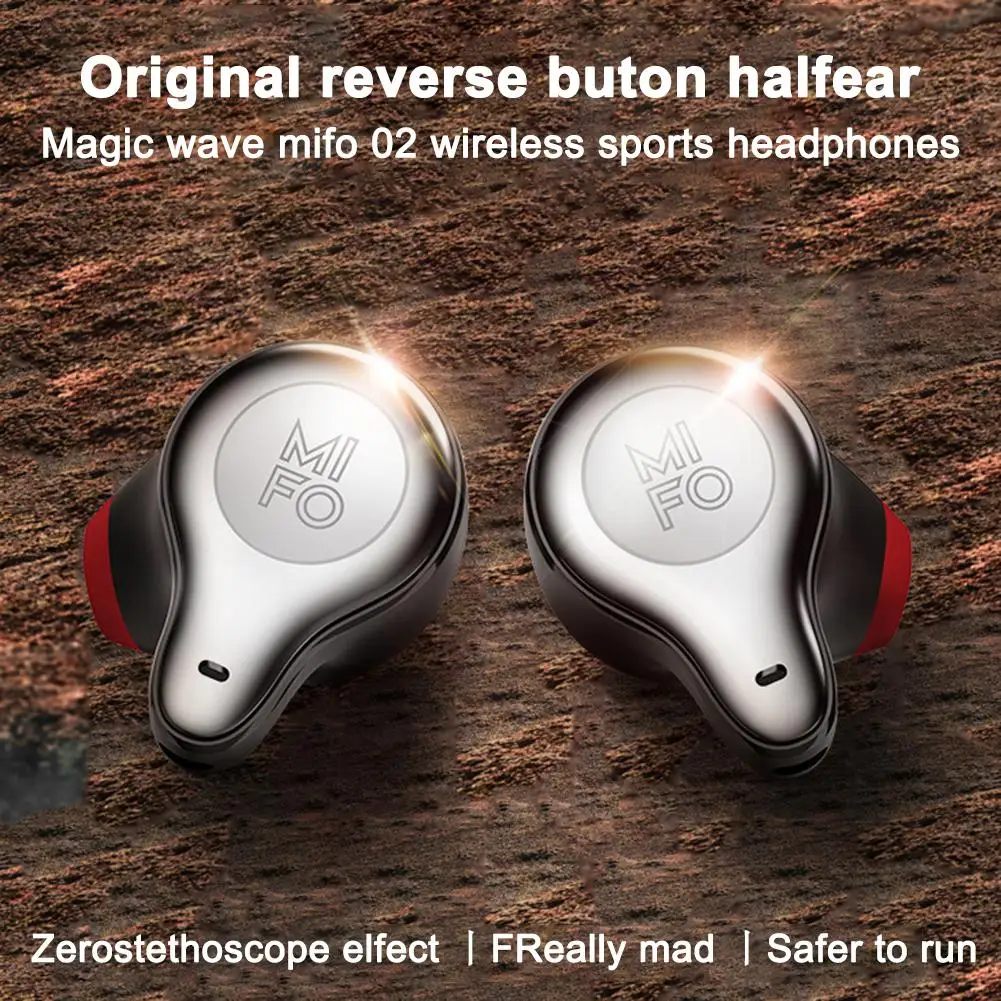 

Wireless Bluetooth 5.0 Headset For Mifo Magic Wave O2 Dual In-ear TWS Mini Sport Running Waterproof Earphones With Charging Box
