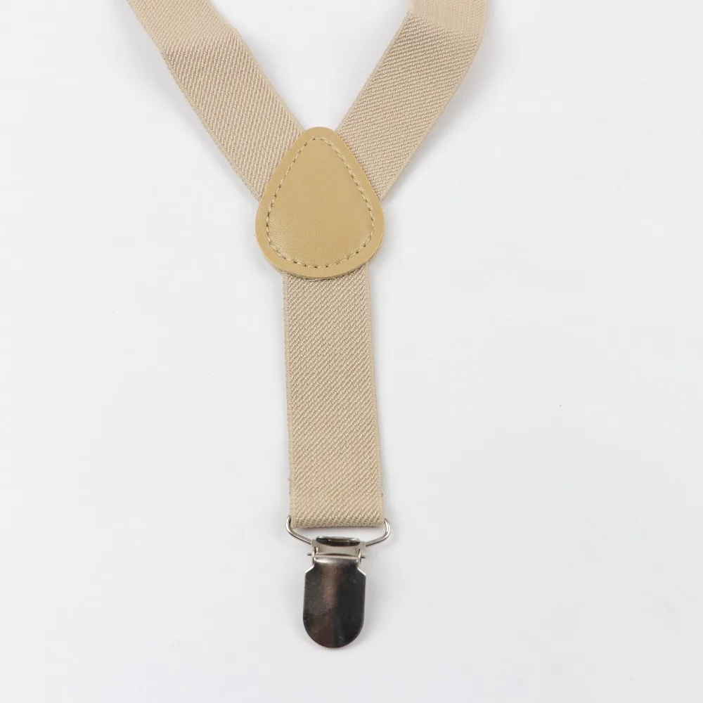 Nylon Belts Solid Color Man's Belt Men Women Suspenders Polyester Y-Back Braces Adjustable Elastic