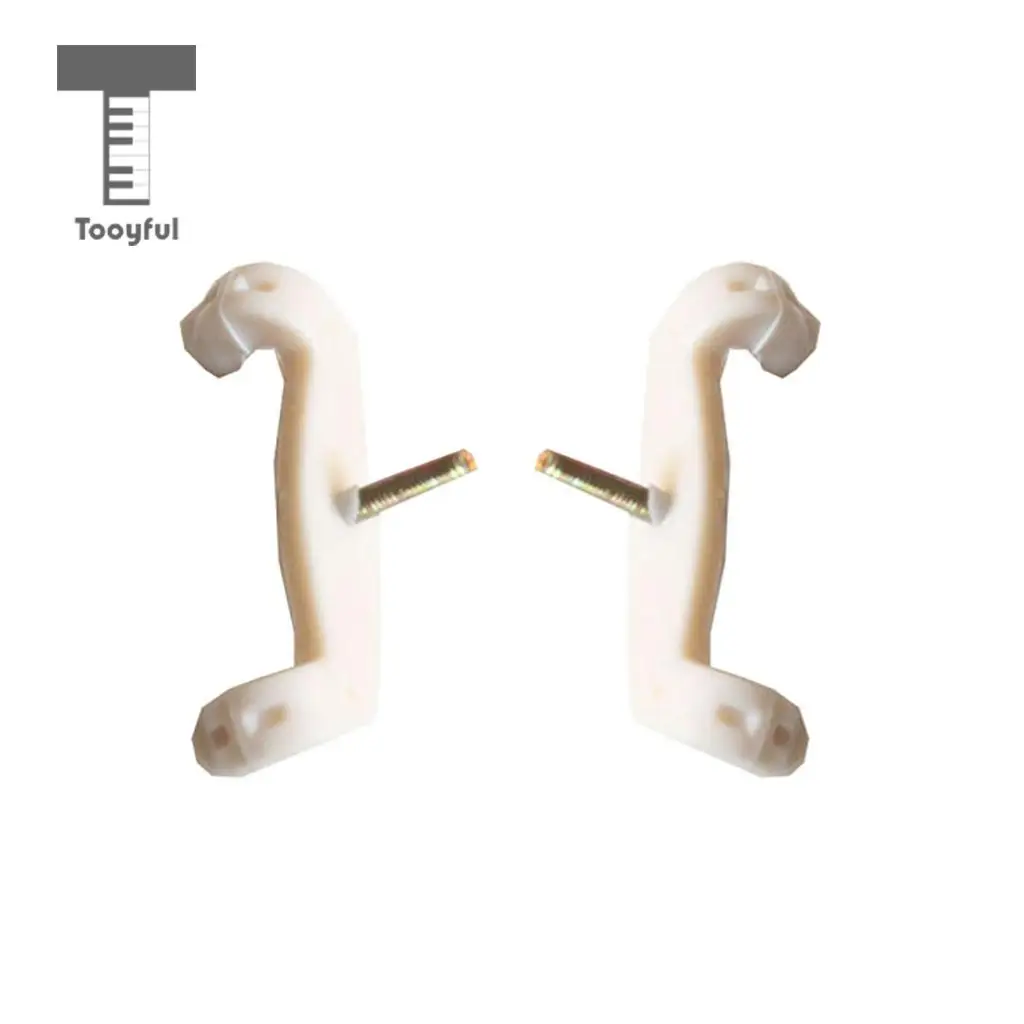Tooyful 10 Pieces Plastic 4/4 Full Size Violin Fiddle Shoulder Rest Feet Pad Support for Violinist Beginner