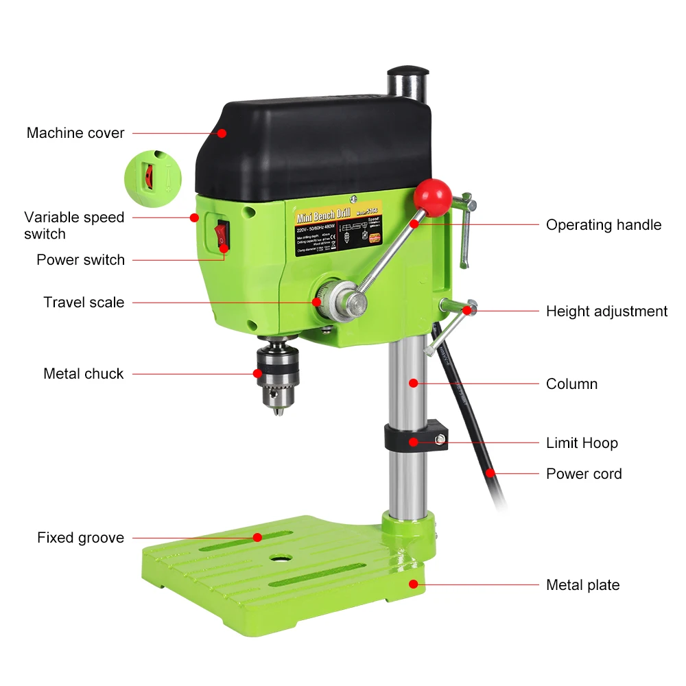 Mini Drill Press Bench Small Drill Machine