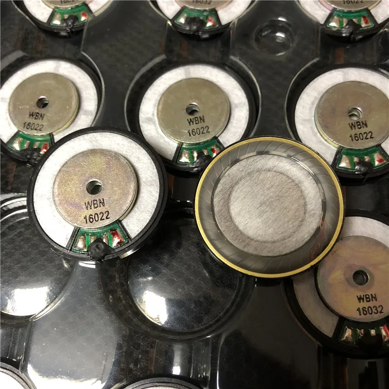 40 мм динамик для DIY гарнитуры отличный звук композитный мицелия углерода+ ТПУ, PEEK диафрагма медное кольцо