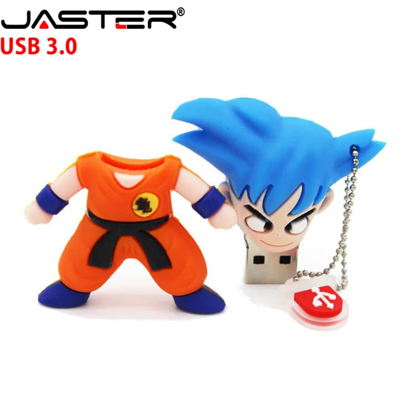 Usb флеш накопитель JASTER goku 4 ГБ 64 16 32 с мультяшным драконом|USB флэш-накопители| |