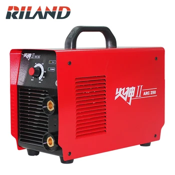 Best RILAND ARC250II 220V 15-200A Mini MMA Handheld Electric Welder Inverter Argon ARC Welding Machine Tool